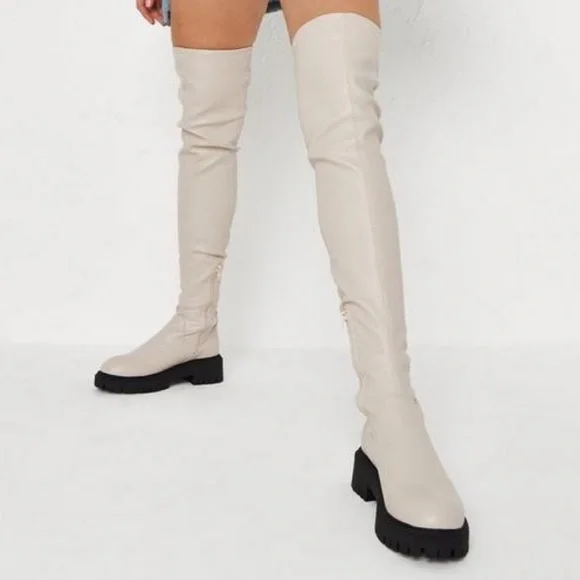 Missguided Shoes Chunky Platform Thigh Boots Poshmark